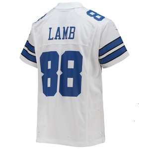 CeeDee Lamb Dallas Cowboys Nike Youth Game Jersey - White