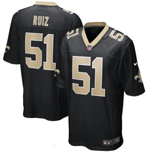 Cesar Ruiz New Orleans Saints Nike Game Jersey - Black