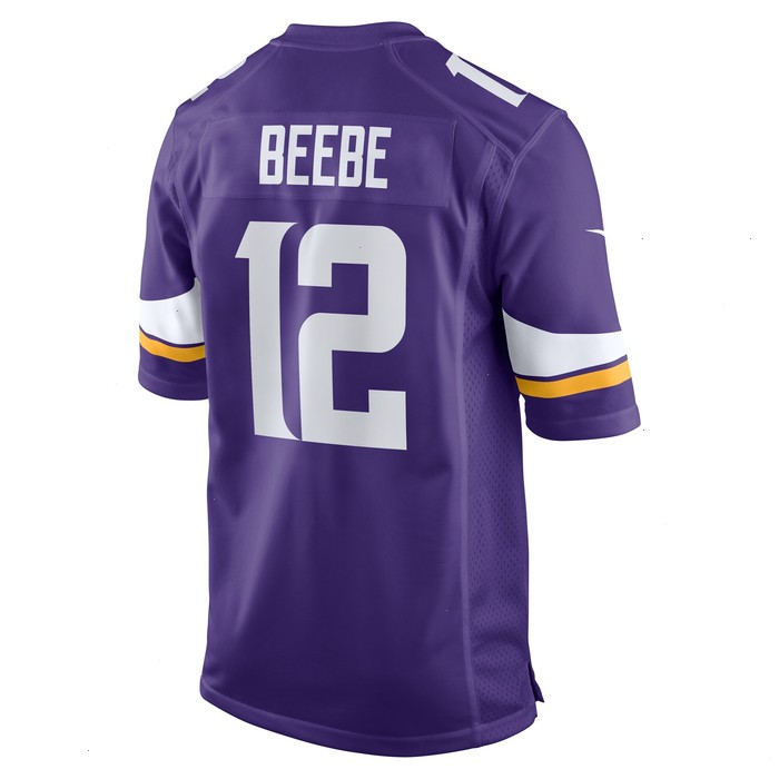 Chad Beebe Minnesota Vikings Nike Game Jersey - Purple