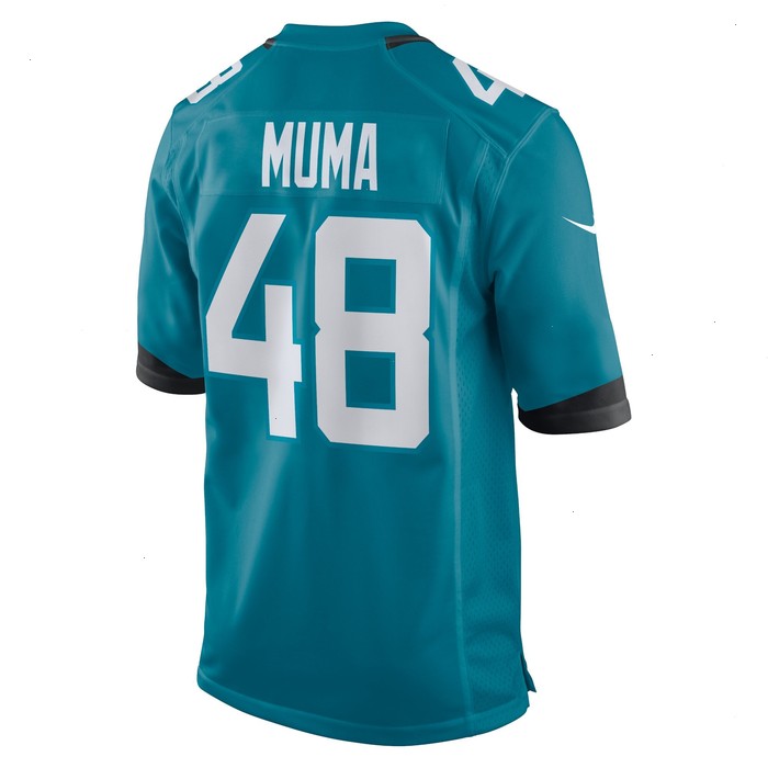 Chad Muma Jacksonville Jaguars Nike Game Jersey - Teal