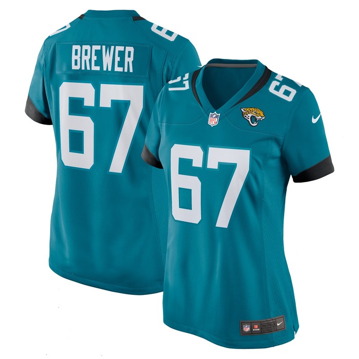 Chandler Brewer Jacksonville Jaguars Nike Women's Game Jersey - Teal