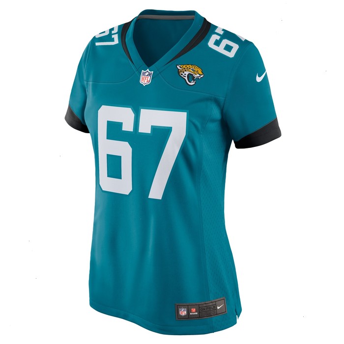 Chandler Brewer Jacksonville Jaguars Nike Women's Game Jersey - Teal