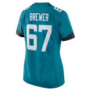 Chandler Brewer Jacksonville Jaguars Nike Women's Game Jersey - Teal