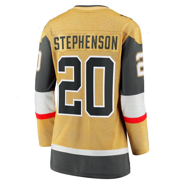 Chandler Stephenson Vegas Golden Knights Women's Fanatics Branded Home Breakaway Jersey - Gold