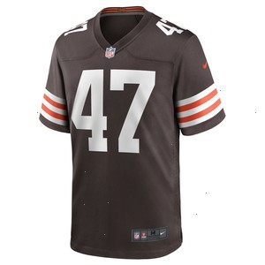 Charley Hughlett Cleveland Browns Nike Game Jersey - Brown