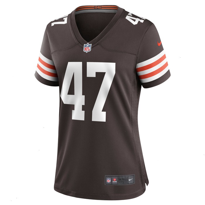 Charley Hughlett Cleveland Browns Nike Women's Game Jersey - Brown