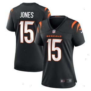 Charlie Jones Cincinnati Bengals Nike Women's Team Game Jersey - Black