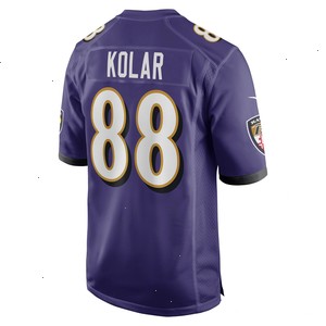 Charlie Kolar Baltimore Ravens Nike Player Game Jersey - Purple