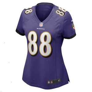 Charlie Kolar Baltimore Ravens Nike Women's Player Game Jersey - Purple