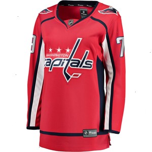 Charlie Lindgren Washington Capitals Fanatics Branded Women's Home Breakaway Player Jersey - Red