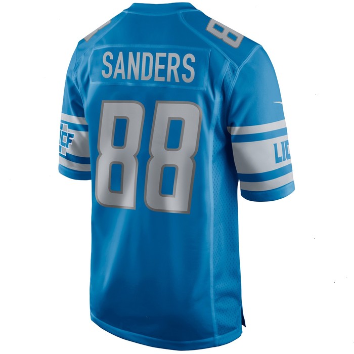 Charlie Sanders Detroit Lions Nike Game Retired Player Jersey - Blue