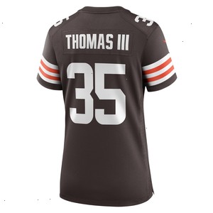 Charlie Thomas Cleveland Browns Nike Women's Team Game Jersey - Brown