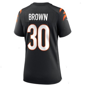 Chase Brown Cincinnati Bengals Nike Women's Team Game Jersey - Black