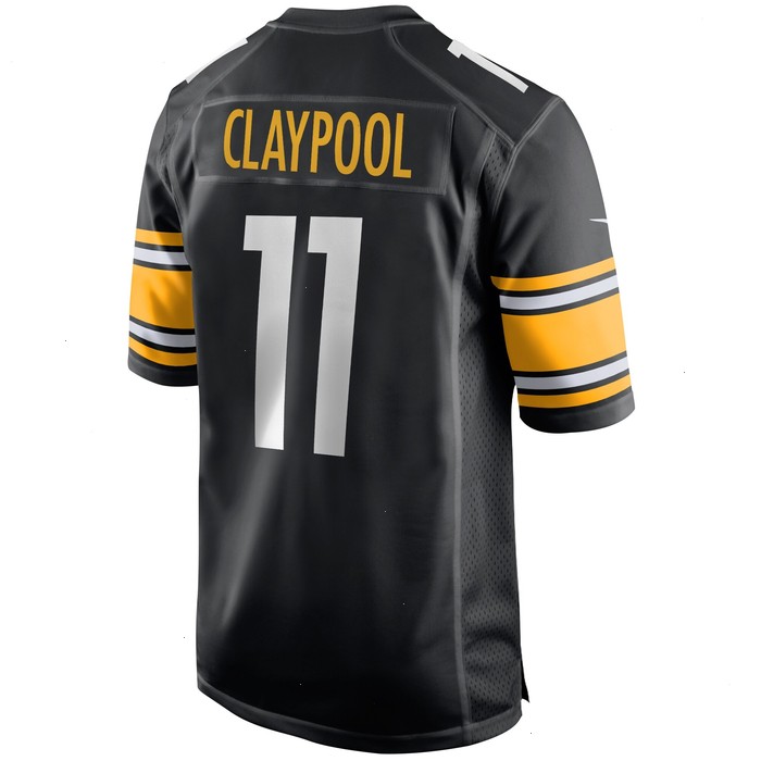 Chase Claypool Pittsburgh Steelers Nike Game Jersey - Black