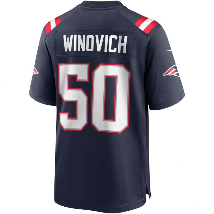 Chase Winovich New England Patriots Nike Game Player Jersey - Navy