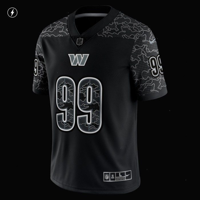 Chase Young Washington Commanders Nike RFLCTV Limited Jersey - Black