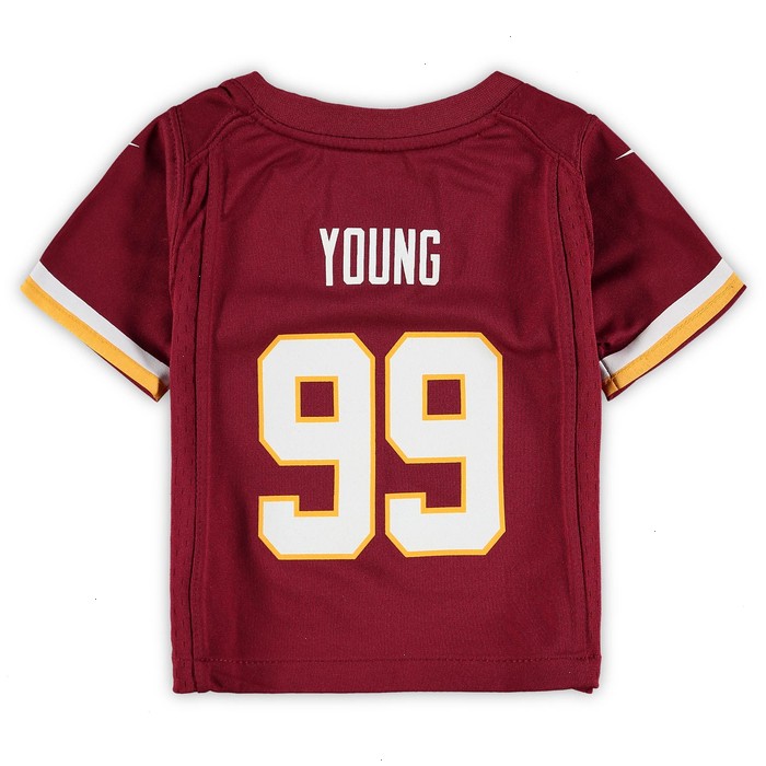 Chase Young Washington Football Team Nike Infant Game Jersey - Burgundy