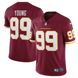 Chase Young Washington Football Team Nike Vapor Limited Jersey - Burgundy