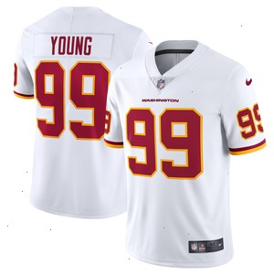 Chase Young Washington Football Team Nike Vapor Limited Jersey - White