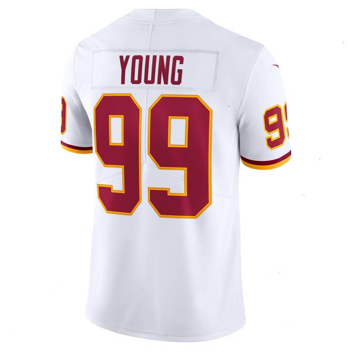 Chase Young Washington Football Team Nike Vapor Limited Jersey - White