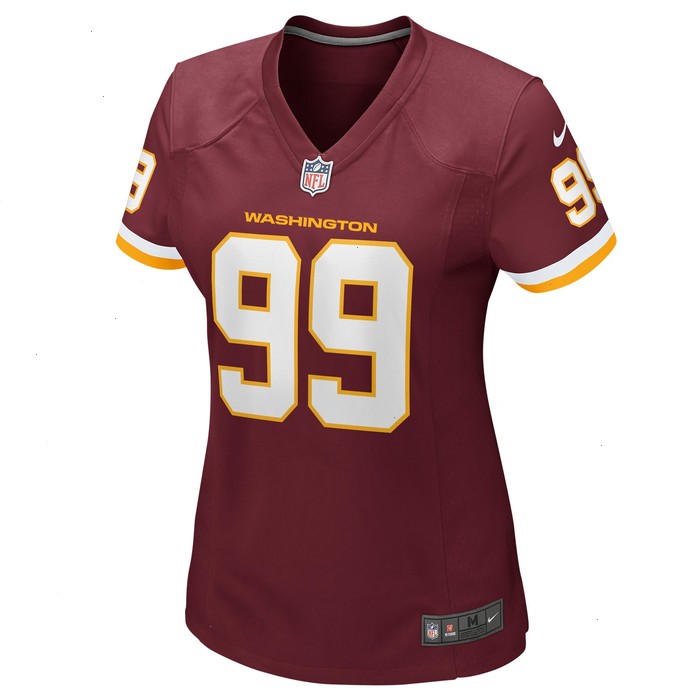 Chase Young Washington Football Team Nike Women's Game Jersey - Burgundy