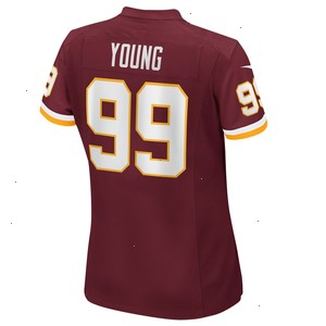 Chase Young Washington Football Team Nike Women's Game Jersey - Burgundy