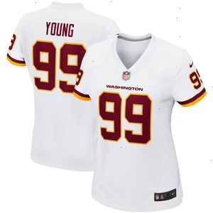 Chase Young Washington Football Team Nike Women's Game Player Jersey - White