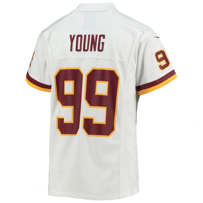 Chase Young Washington Football Team Nike Youth Game Jersey - White