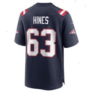 Chasen Hines New England Patriots Nike Game Player Jersey - Navy