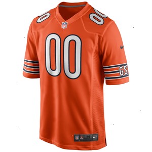 Chicago Bears Nike Alternate Custom Game Jersey - Orange