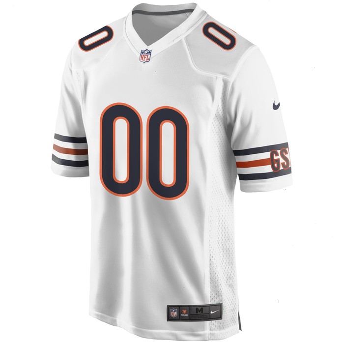 Chicago Bears Nike Custom Game Jersey - White