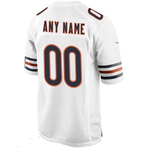 Chicago Bears Nike Custom Game Jersey - White