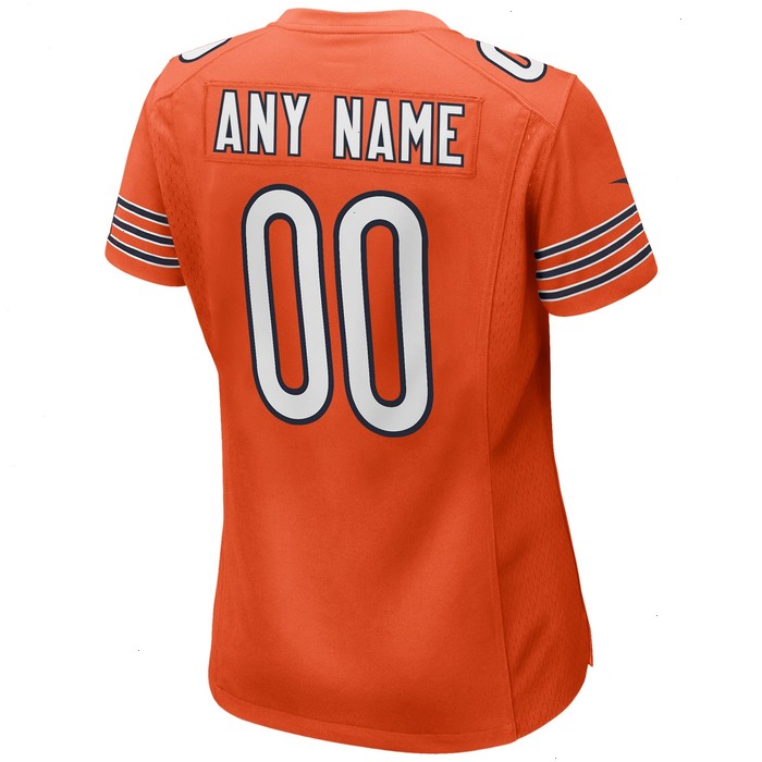 Chicago Bears Nike Women's Alternate Custom Game Jersey - Orange