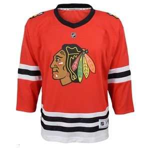 Chicago Blackhawks Youth Replica Custom Jersey - Red