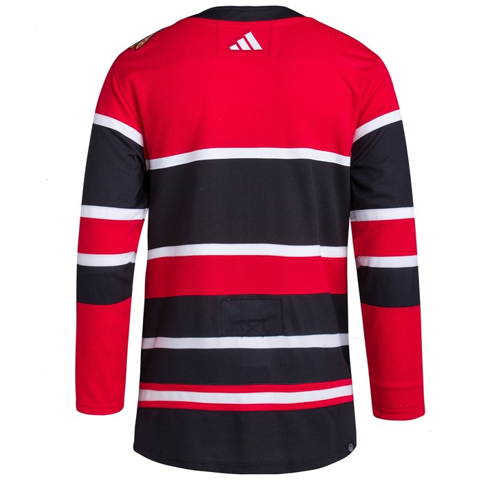 Chicago Blackhawks adidas Reverse Retro 2.0 Authentic Blank Jersey - Red