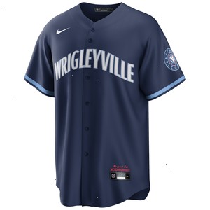 Chicago Cubs Nike City Connect Replica Jersey - Navy