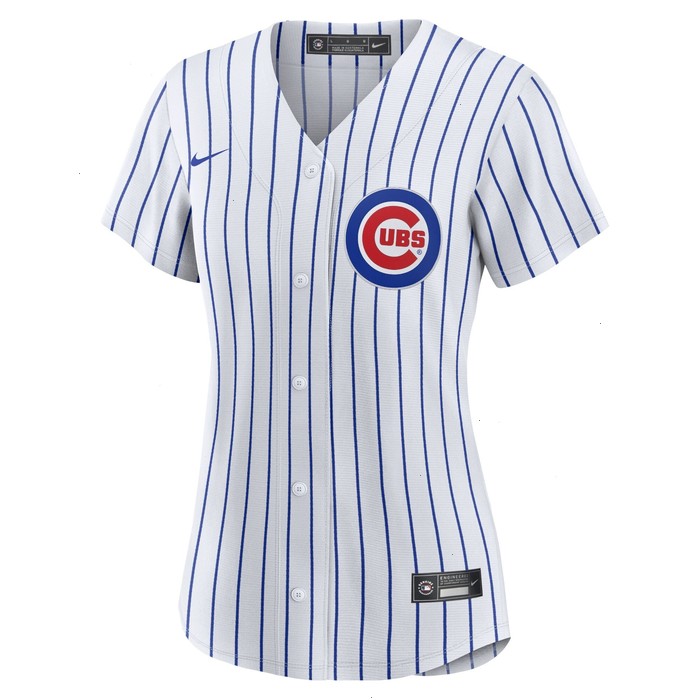 Chicago Cubs Nike Women's Home Blank Replica Jersey - White