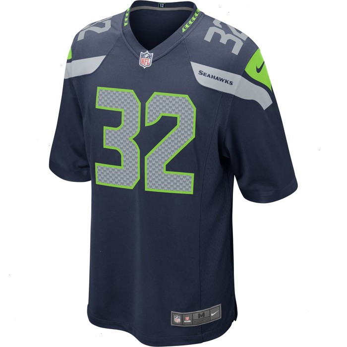 Chris Carson Seattle Seahawks Nike Game Player Jersey - Navy