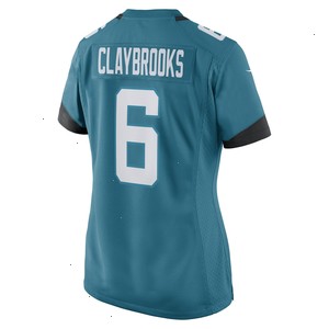 Chris Claybrooks Jacksonville Jaguars Nike Women's Game Player Jersey - Teal