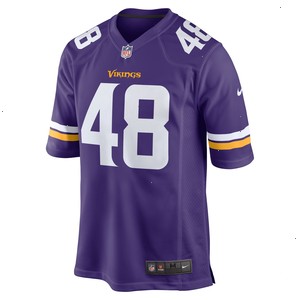 Chris Garrett Minnesota Vikings Nike Home Game Player Jersey - Purple