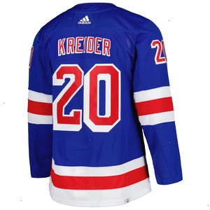 Chris Kreider New York Rangers adidas Home Primegreen Authentic Pro Player Jersey - Blue