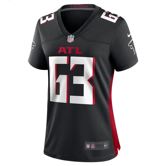 Chris Lindstrom Atlanta Falcons Nike Women's Team Game Jersey - Black