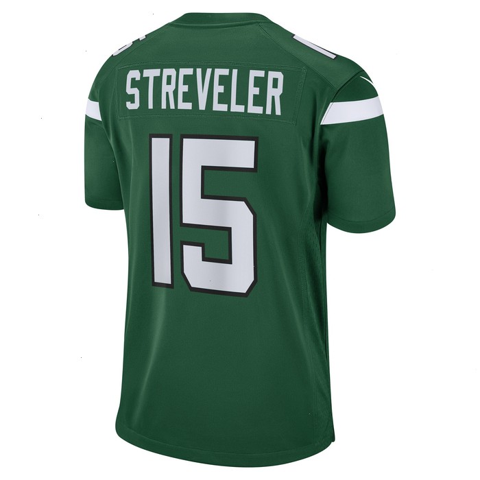 Chris Streveler New York Jets Nike Game Player Jersey - Gotham Green