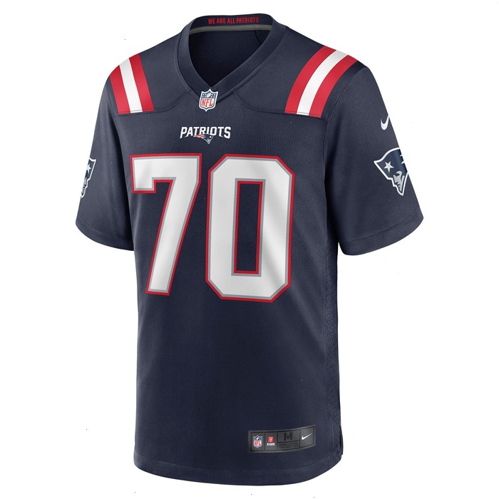 Christian Barmore New England Patriots Nike Game Jersey - Navy