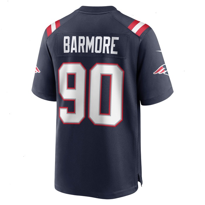 Christian Barmore New England Patriots Nike Player Game Jersey - Navy