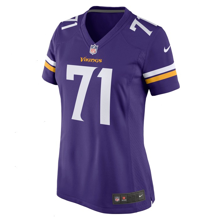 Christian Darrisaw Minnesota Vikings Nike Women's Game Jersey - Purple