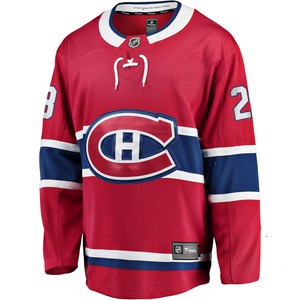 Christian Dvorak Montreal Canadiens Fanatics Branded Home Breakaway Player Jersey - Red