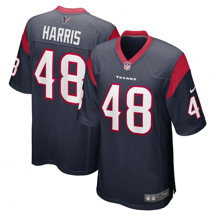 Christian Harris Houston Texans Nike Game Player Jersey - Navy