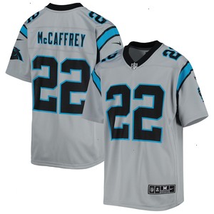 Christian McCaffrey Carolina Panthers Nike Youth Inverted Team Game Jersey - Silver