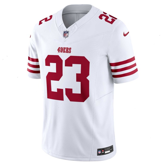 Christian McCaffrey San Francisco 49ers Nike Vapor F.U.S.E. Limited Jersey - White